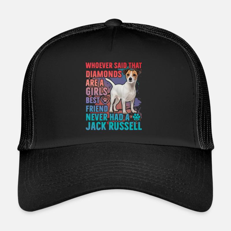 Jack Russell Funny Saying Trucker Cap