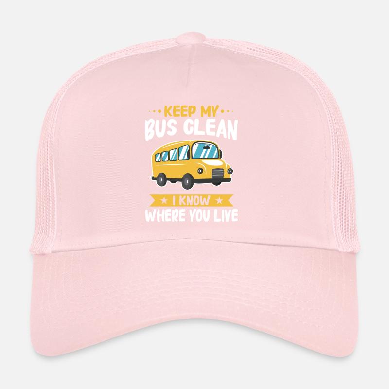 Chauffeur d’autobus Autobus scolaire Casquette trucker 
