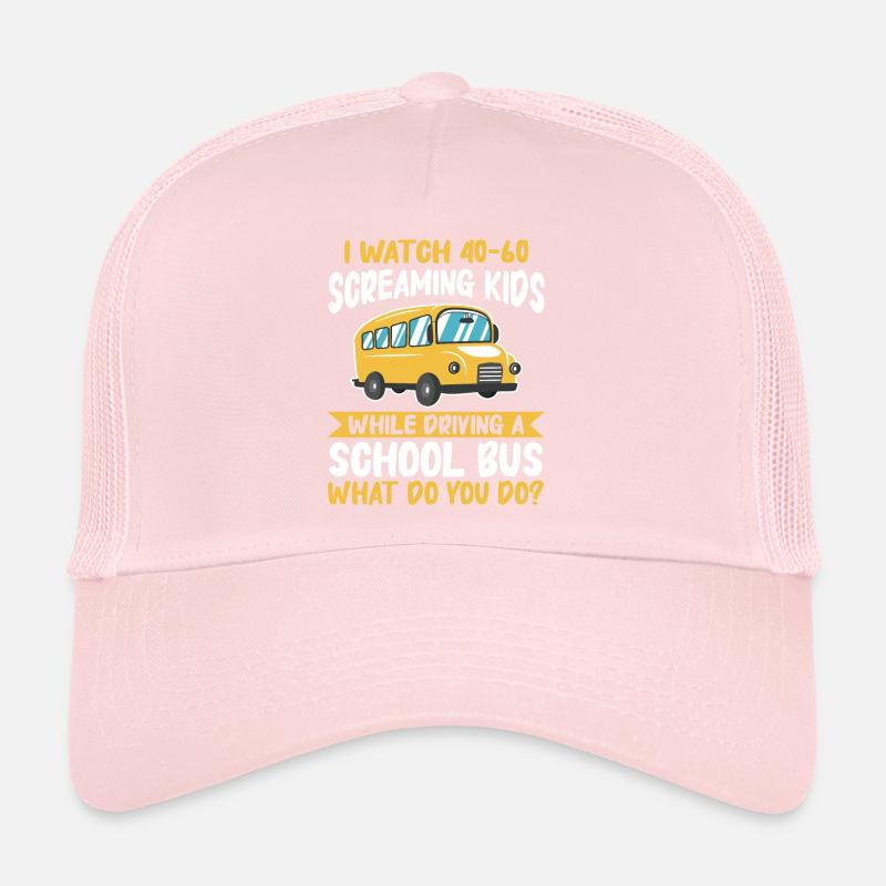 Chauffeur d’autobus Autobus scolaire Casquette trucker 