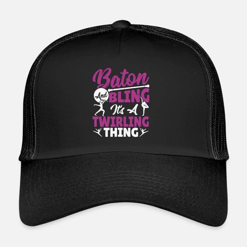 Bâton Twirling Bâton Twirler cadeau Casquette trucker 