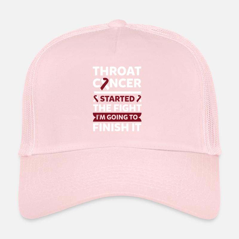 Halskrebs Begann Den Kampf, Den Ich Beenden Werde Trucker Cap
