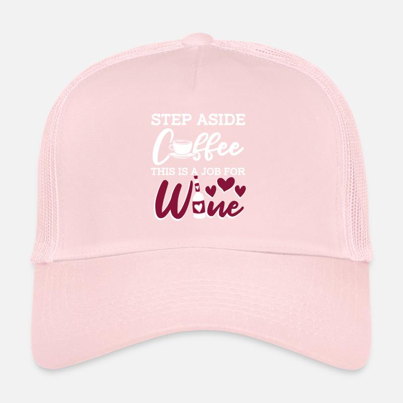 Wine, Winemaker, Coffee, Wine Trucker Cap