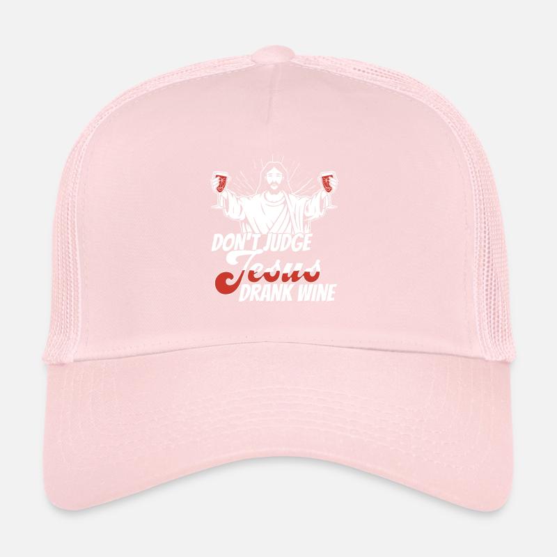 Wine Winemaker Jesus Trucker Cap