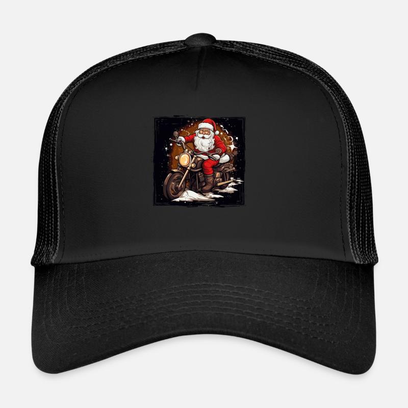 Drôle de Père Noël pour Noël Casquette trucker 