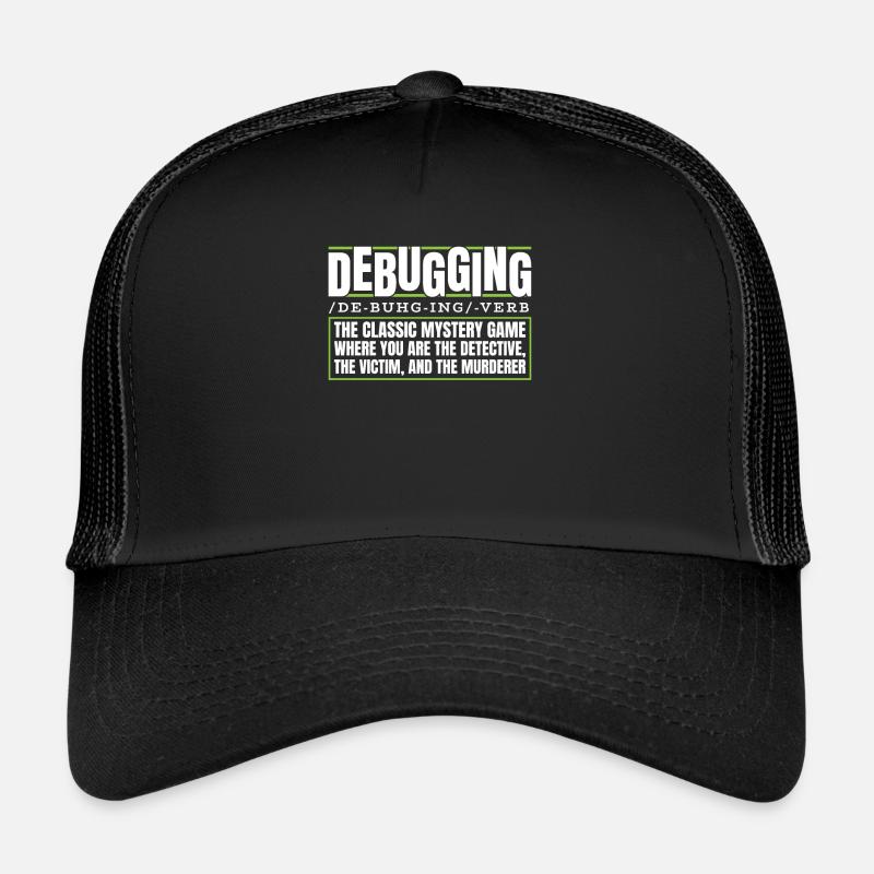 Entwickler Coder Programmierer Debugging Trucker Cap