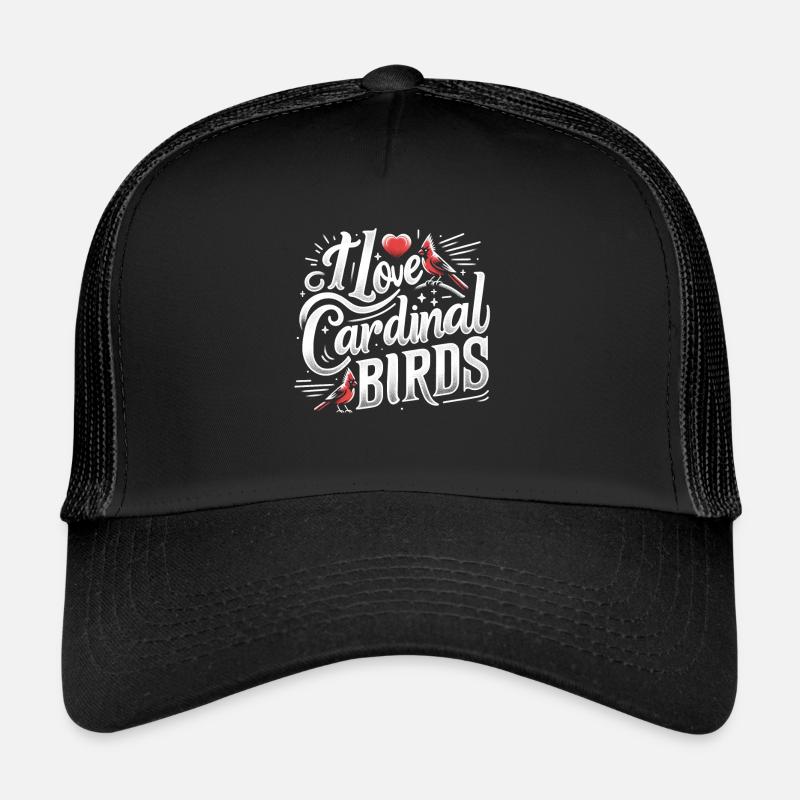 Cardinal Rouge Cardinal Oiseau Rouge Cardinal Casquette trucker 