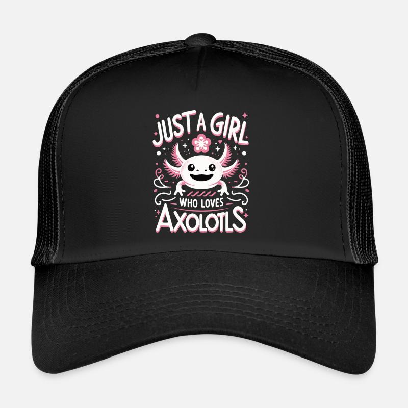 Poisson axolotl Casquette trucker 