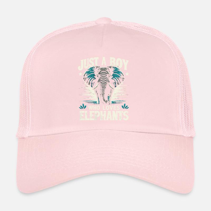 Elefant Tier Elefanten Zoo Trucker Cap
