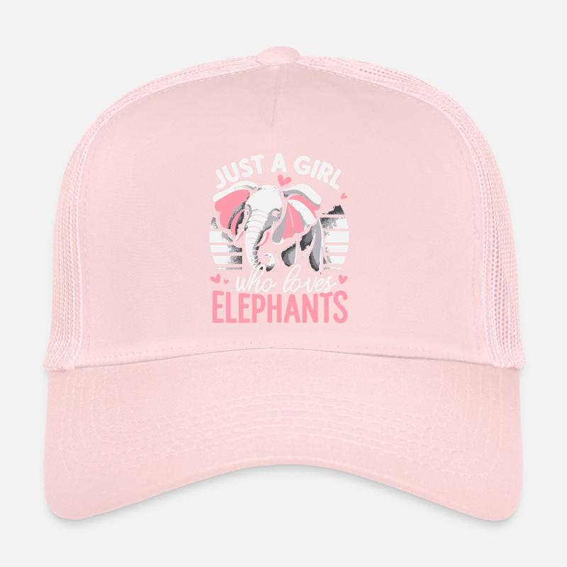 Elefant Tier Elefanten Zoo Trucker Cap