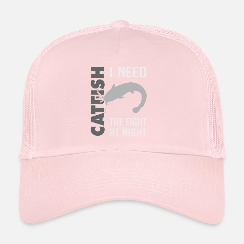 Combat de pêche au poisson-chat avec le poisson-chat fort Casquette trucker 