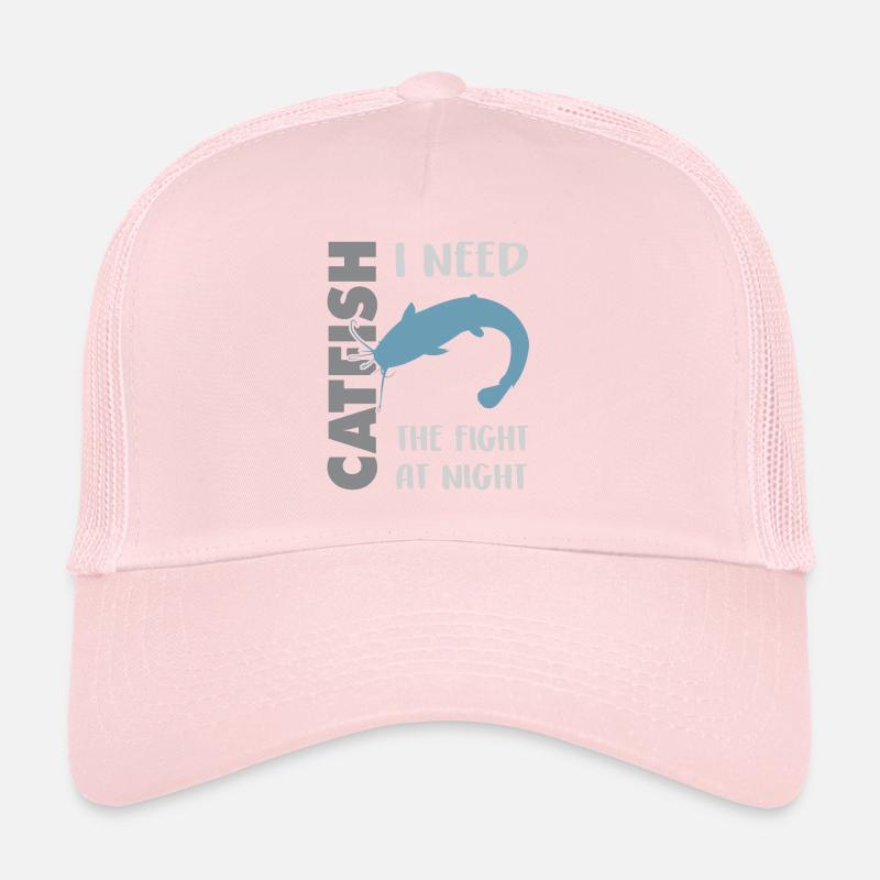 Combat de pêche au poisson-chat avec le poisson-chat fort Casquette trucker 