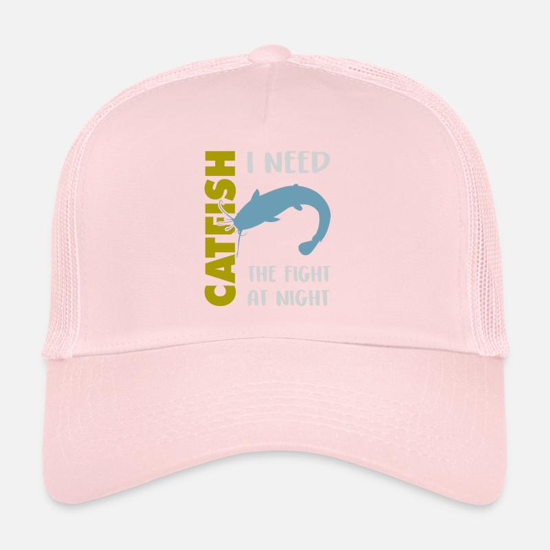 Combat de pêche au poisson-chat avec le poisson-chat fort Casquette trucker 