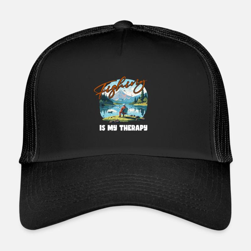 Fishing, Leisure, Contemplative, Quiet, Nature Experience Trucker Cap