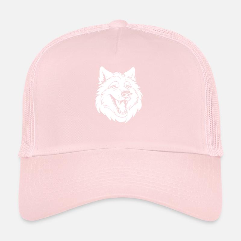 Wolf Lächelnd Trucker Cap