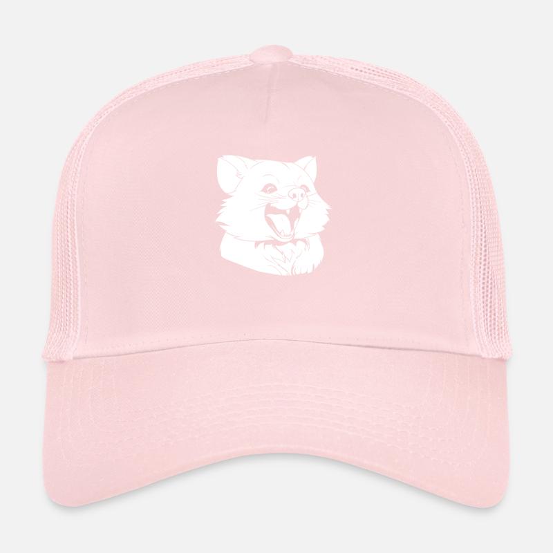 Panda roux souriant Casquette trucker 