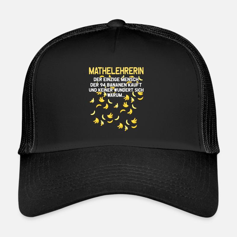 Mathelehrerin Mathematik Mathe Bananen Lehramt Trucker Cap