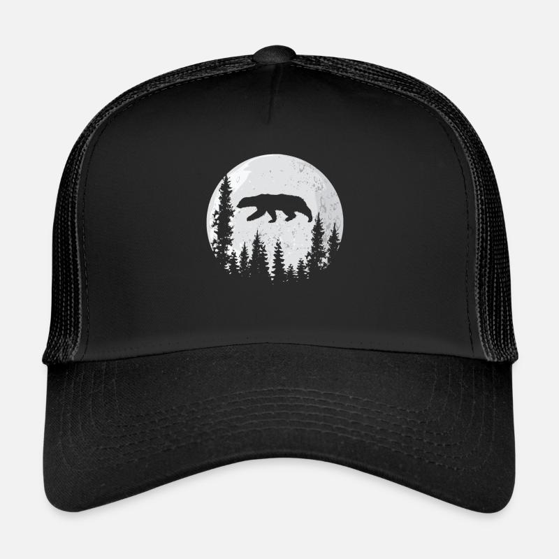 Lune de Ratel de blaireau de miel Casquette trucker 