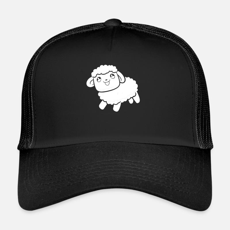 Mouton Kawaii Casquette trucker 
