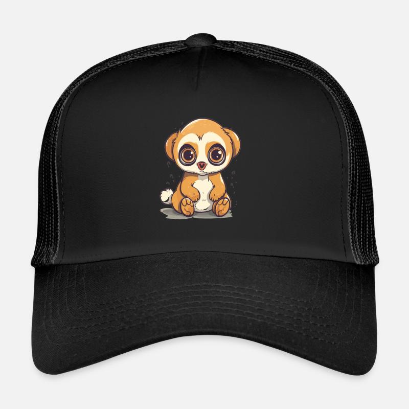 Netter Anime -Stil Langsam Loris Kawaii Trucker Cap