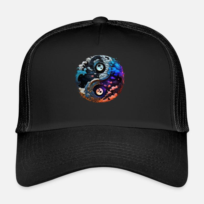 Yin Yang Casquette trucker 