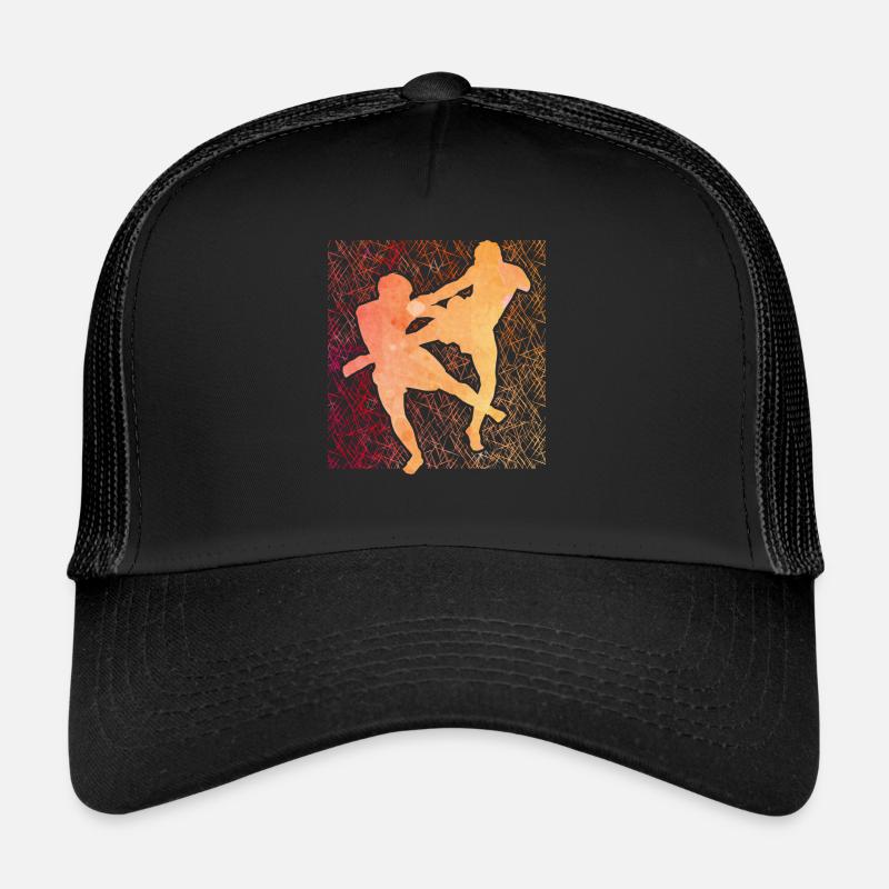 Muay Thai - Trucker Cap - Schwarz/Schwarz