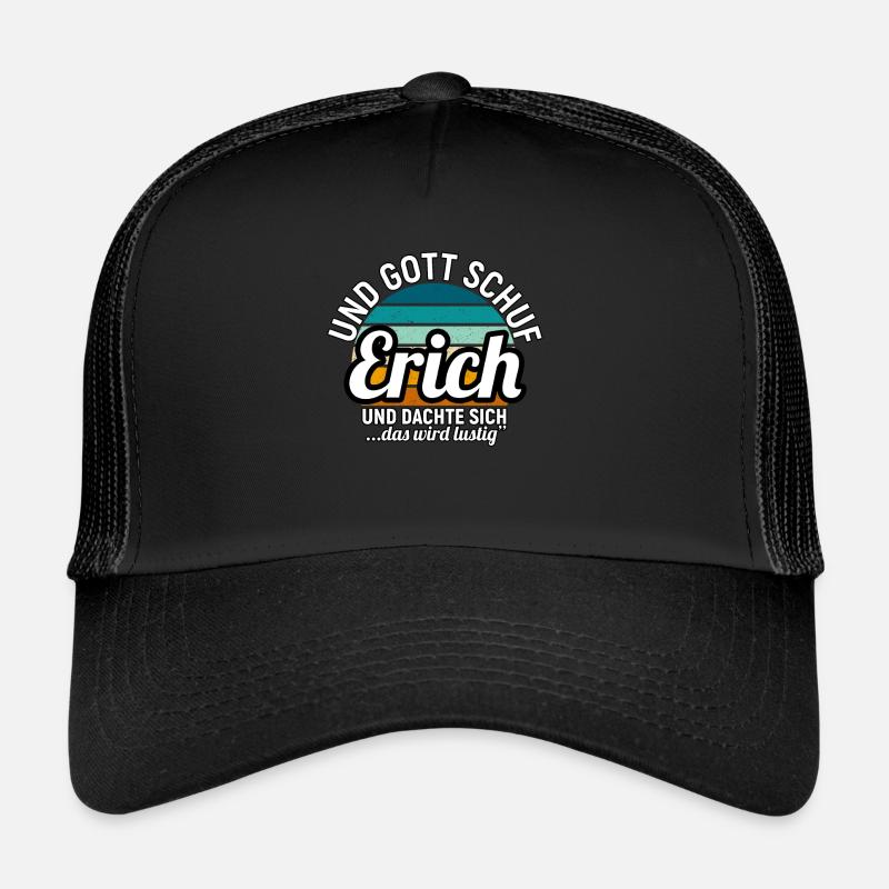 Ernst - Trucker Cap - Schwarz/Schwarz