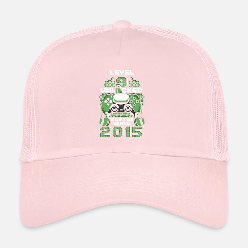 Gaming 9e anniversaire 9 ans Gamer Casquette trucker 