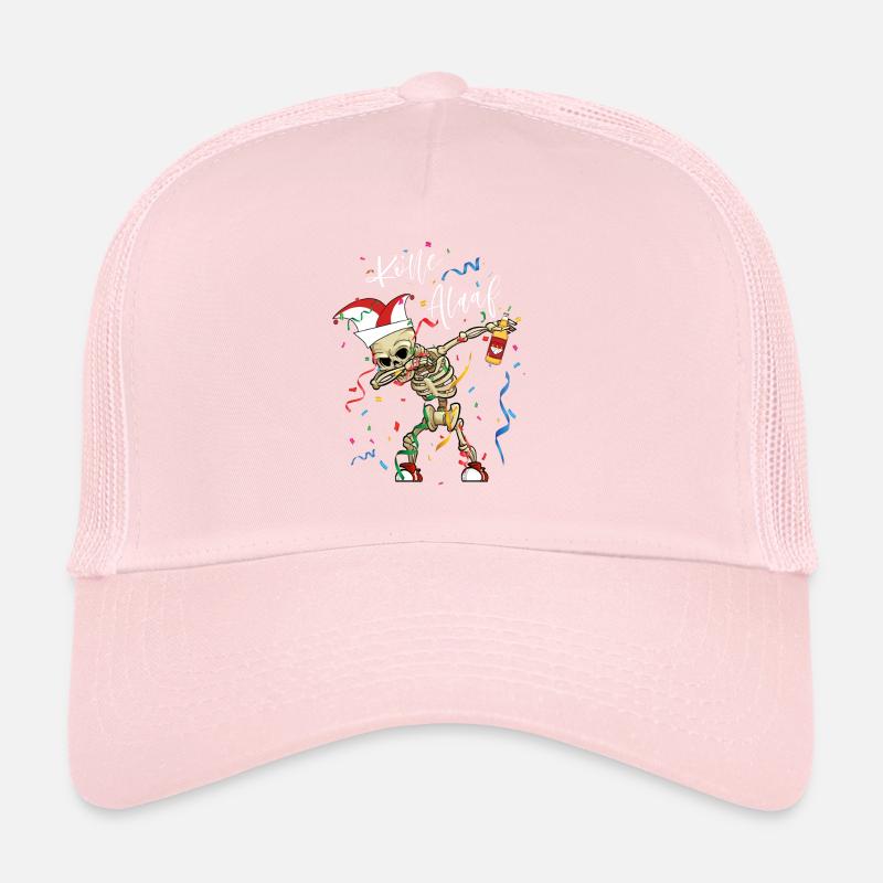 Carnaval Kölle Alaaf Dabbing Squelette Fun Casquette trucker 