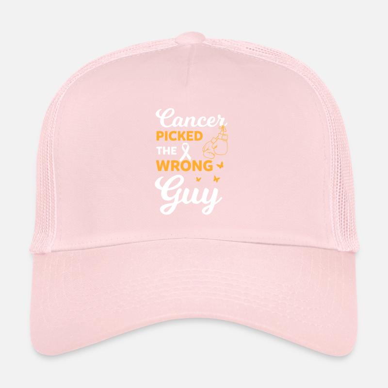 Falscher Junge Gewählt: Krebsbewusstsein Trucker Cap