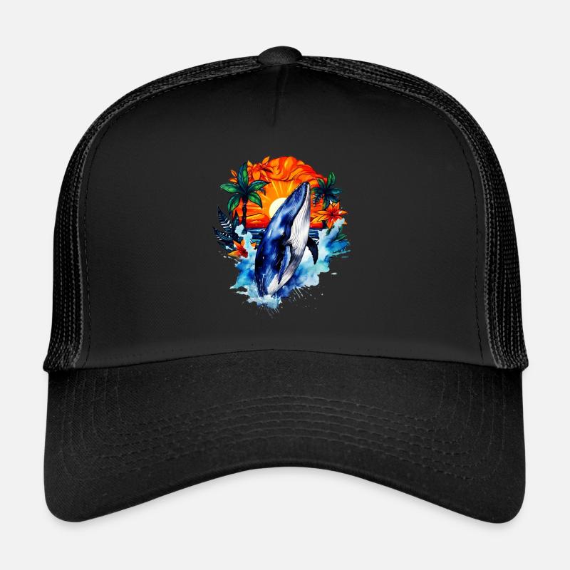 Blue Whale Trucker Cap