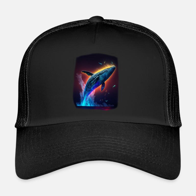 Blue Whale Trucker Cap