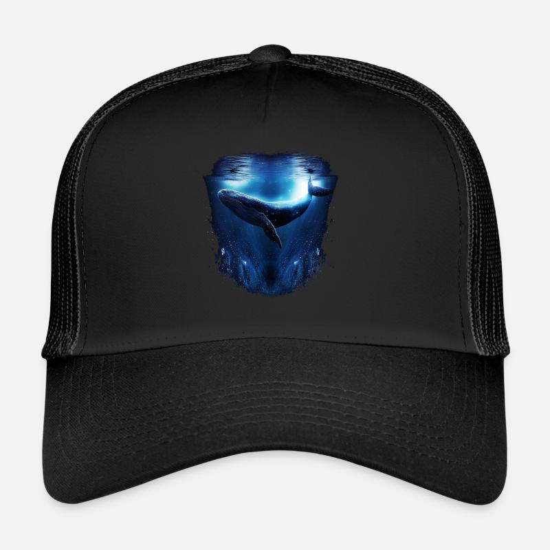 Blauwal - Trucker Cap - Schwarz/Schwarz