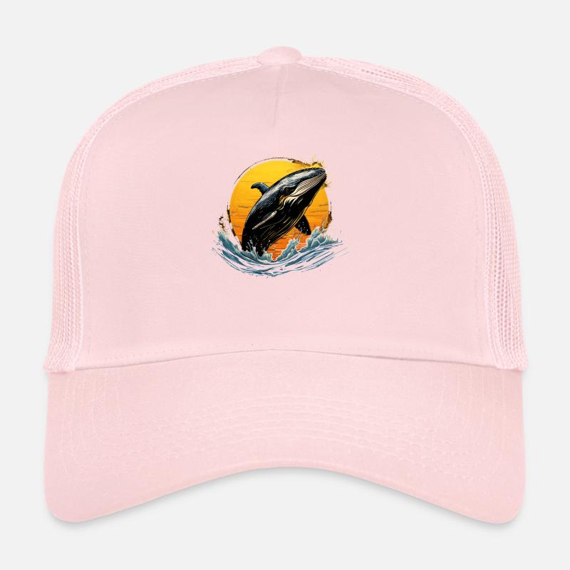 Baleine bleue Casquette trucker 