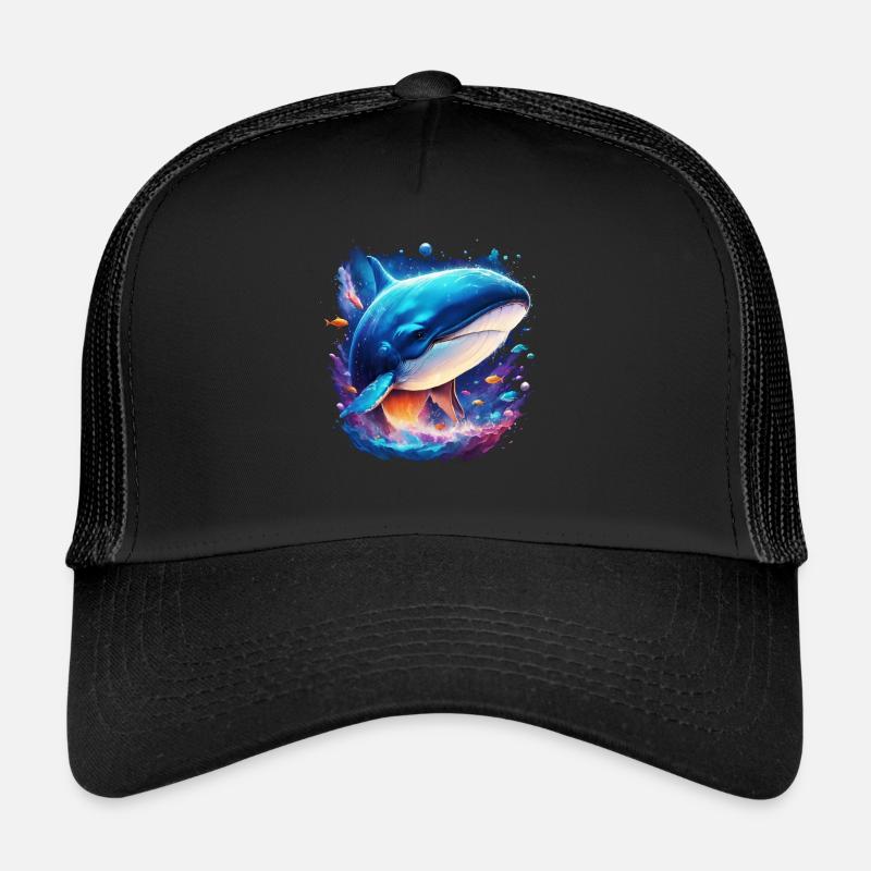 Baleine bleue Casquette trucker 