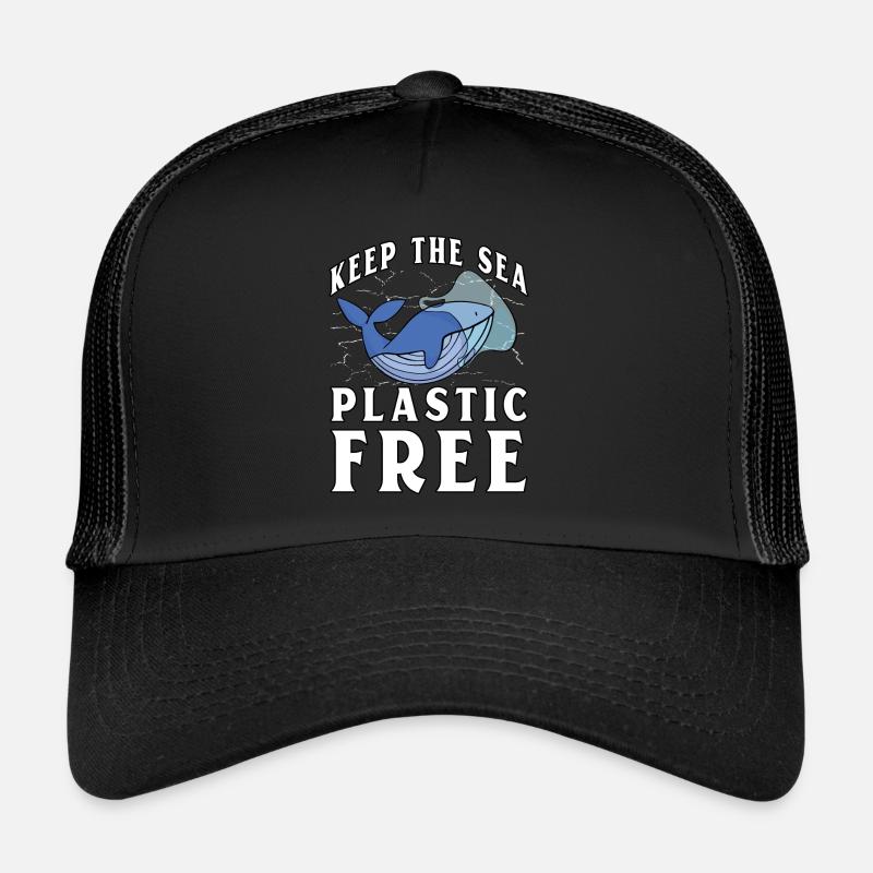 Halten Sie das Meer plastikfrei Trucker Cap