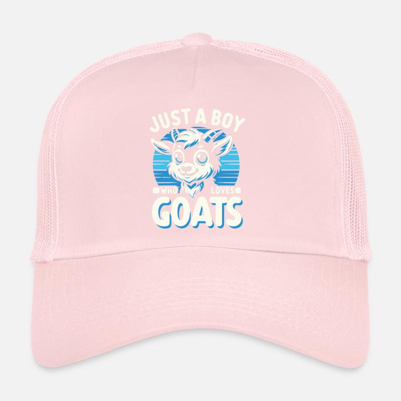 Chèvre Chèvre Animal Chèvre Casquette trucker 