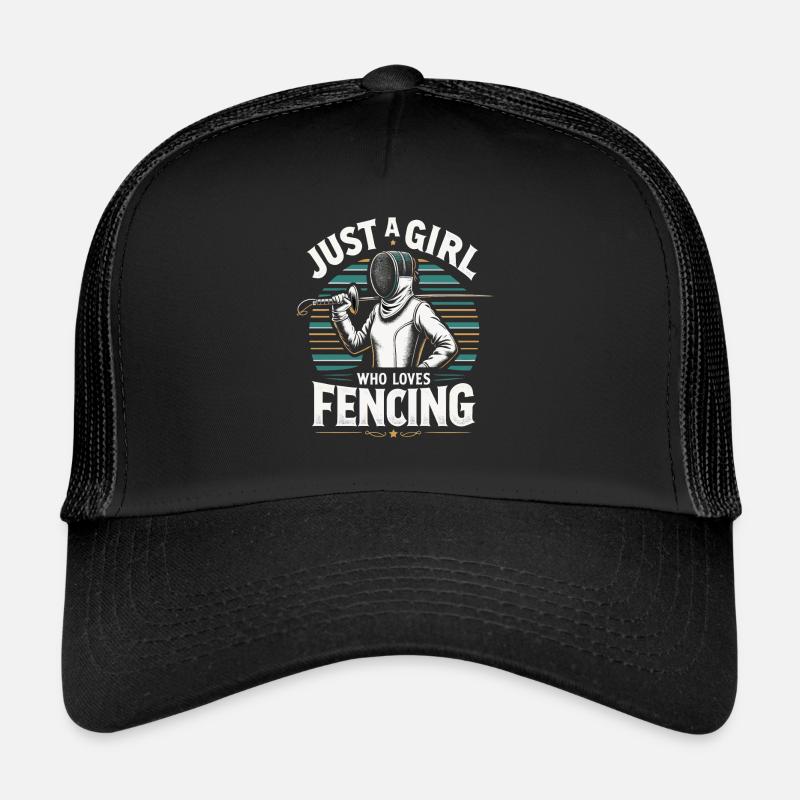 Fencing Fencer Trucker Cap