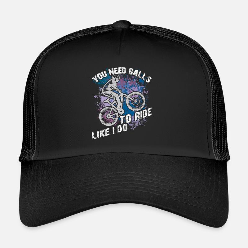 Il faut du courage pour faire du VTT comme moi Casquette trucker 