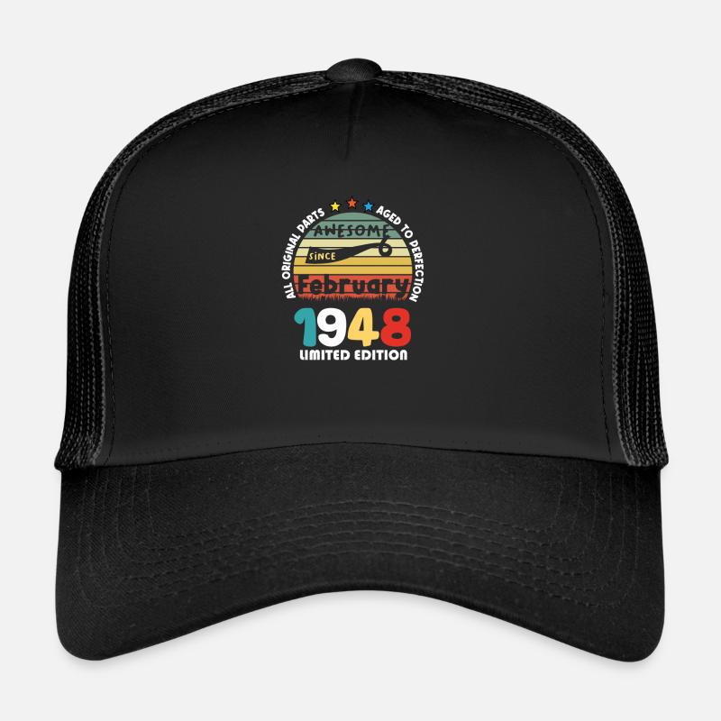 1948 Vintage Retro Jubiläum Limitierte Auflage Trucker Cap