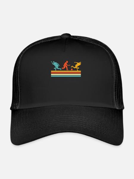 Bowling Bowlen Bowler - Casquette trucker  - noir/noir - Devant