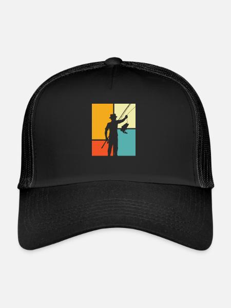 Angler Fishing - Trucker Cap - black/black - Front