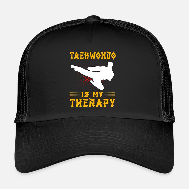 Taekwondo is my Therapy Trucker Cap