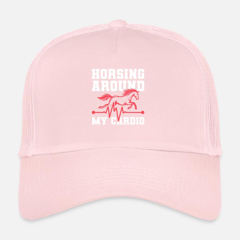 Électrocardiogramme équestre pour chevaux Casquette trucker 
