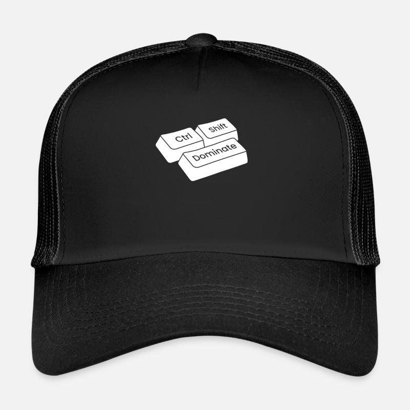 Gamer Gaming Raccourcis clavier Ctrl Alt Défaite Casquette trucker 