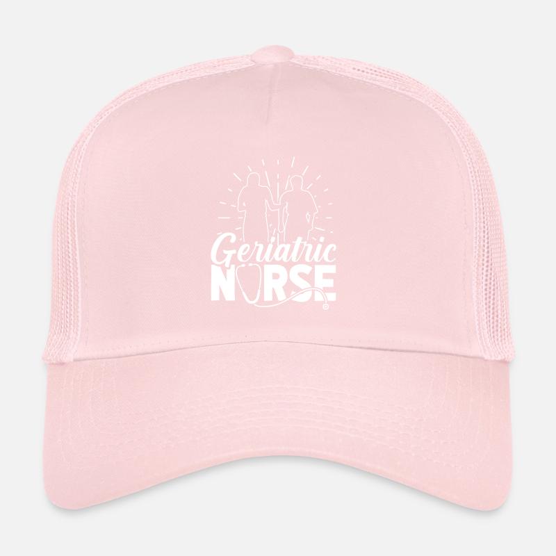 Nurse Old Geriatric Nurse Trucker Cap