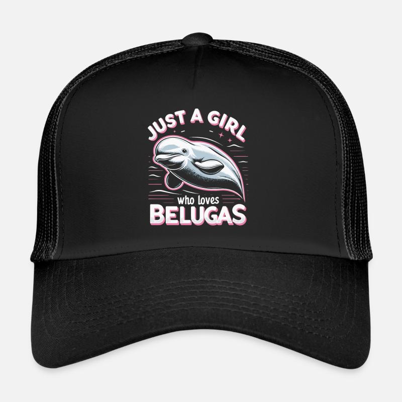 Béluga Béluga Océan Bélugas Baleines Casquette trucker 