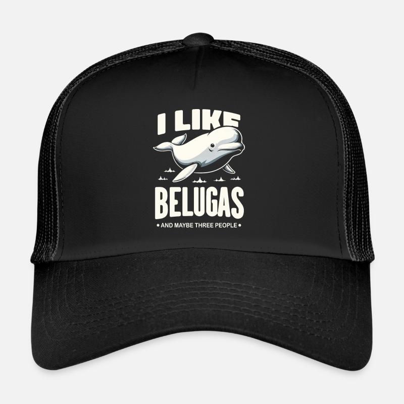 Béluga Béluga Océan Bélugas Baleines Casquette trucker 