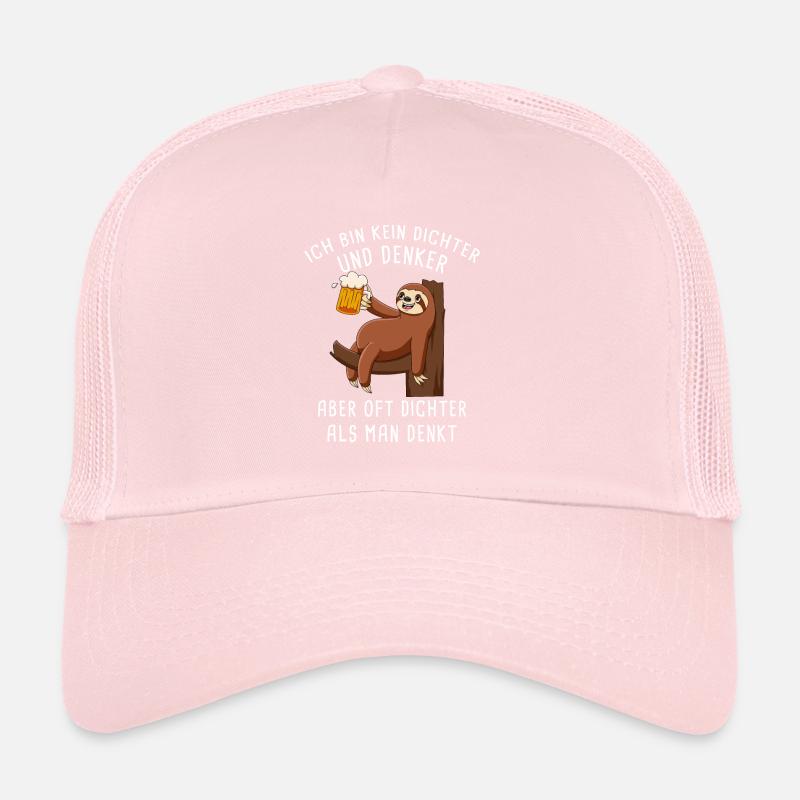Ich Bin Kein Dichter Und Denker Biertrinker Trucker Cap