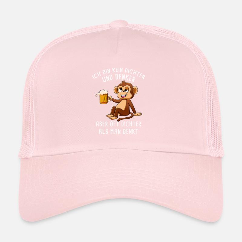 Ich Bin Kein Dichter Und Denker Biertrinker Trucker Cap