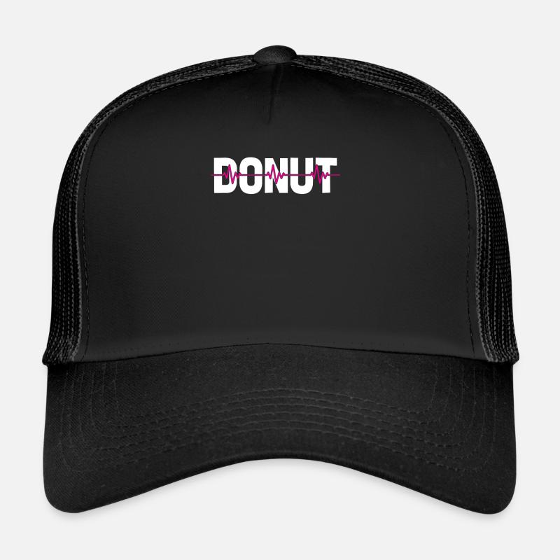 Donut Ekg Heartbeat Casquette trucker 